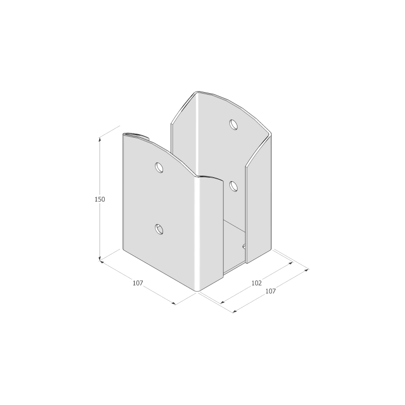 Podstawa słupa - PSPW GRUNDLINE - 5