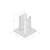 Podstawa słupa - PSPD GRUNDLINE - 2