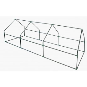 Szklarnia minitunel 3 komory - 270x92x92 - Erica II Grindi - 11