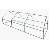 Szklarnia minitunel 3 komory - 270x92x92 - Erica II Grindi - 11