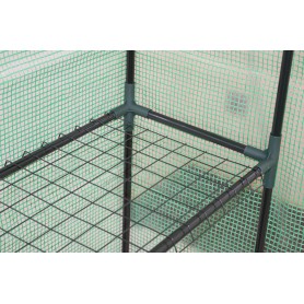 Szklarnia ogrodowa zielona domek - 143x73x195 - Canna I Grindi - 7