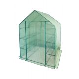 Szklarnia ogrodowa zielona domek - 143x143x195 - Canna II Grindi - 2