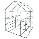 Szklarnia ogrodowa zielona domek - 143x143x195 - Canna II Grindi - 12