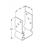 Podstawa słupa - przykręcana do betonu - PSOZ GRUNDLINE - 3