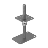 Podstawa słupa - regulowana gwintowana - PSRP GRUNDLINE - 1