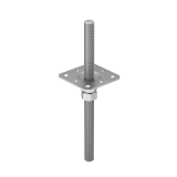 Podstawa słupa - regulowana gwintowana - PPSR GRUNDLINE - 1