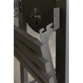 Grill ogrodowy Thomas 97,5x52x114 Deluxe z termometrem - beczka Grindi - 6