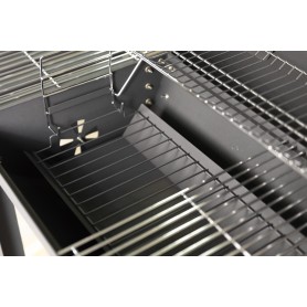 Grill ogrodowy Thomas 97,5x52x114 Deluxe z termometrem - beczka Grindi - 5