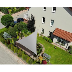 Trójkątny żagiel przeciwsłoneczny - szary Grindi - 14