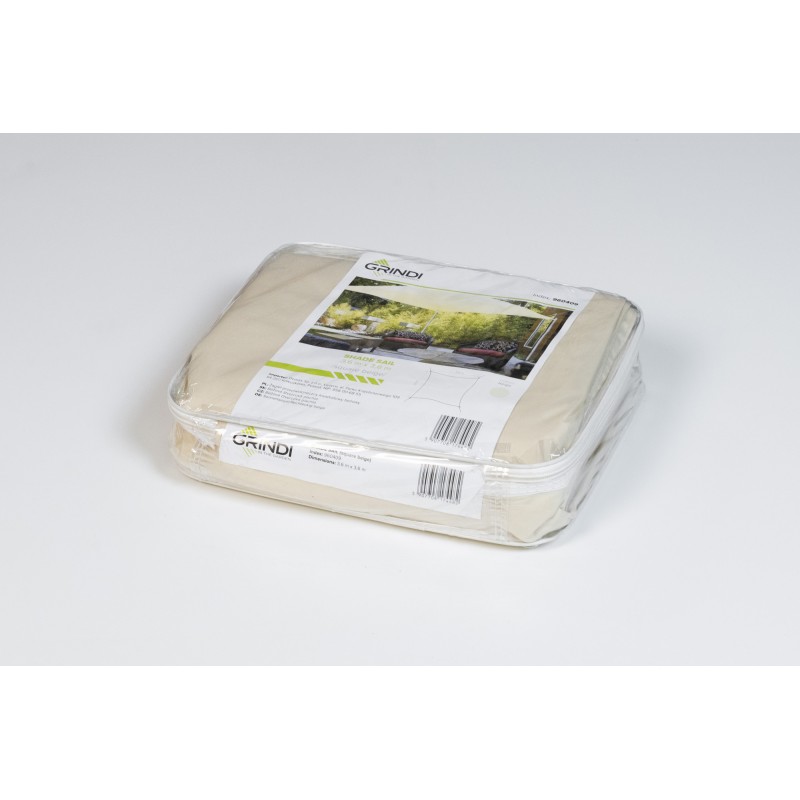 Żagiel przeciwsłoneczny kwadratowy beżowy Grindi - 6