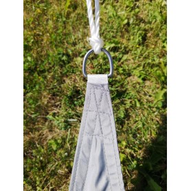 Żagiel przeciwsłoneczny kwadratowy szary Grindi - 2