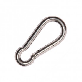 Karabińczyk INOX 8x4x0,8 (stal nierdzewna) Grindi - 1