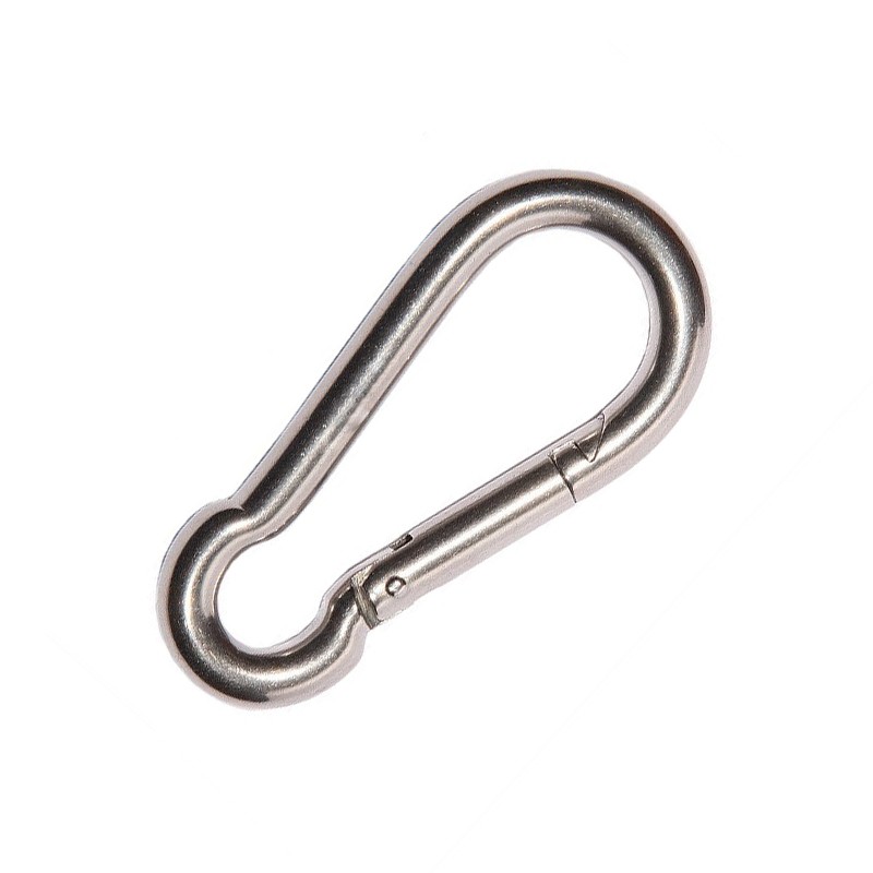 Karabińczyk INOX 8x4x0,8 (stal nierdzewna) Grindi - 1