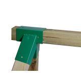 Łącznik belki kwadratowej 100° zielony - GHL 1 Grindi - 2