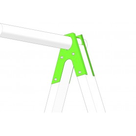 Łącznik belki okrągłej 100x350x2,0 czerwony - GHL 4 Grindi - 2