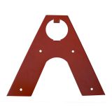 Łącznik belki okrągłej 100x350x2,0 czerwony - GHL 4 Grindi - 1