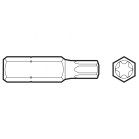 Końcówka wkrętakowa BIT TORX DMX - 5