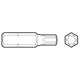 Końcówka wkrętakowa BIT TORX DMX - 5