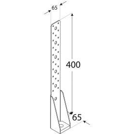 KKB 1 Kotwa 400x56x65x3,0 DMX - 2