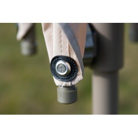 Parasol Ogrodowy Caldo - 250x250 beżowy Grindi - 6