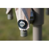 Parasol Ogrodowy Caldo - 250x250 beżowy Grindi - 6