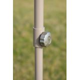 Parasol Ogrodowy Caldo - 250x250 beżowy Grindi - 10