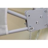 Osłona balkonowa 140x140 szara - Bora Grindi - 4