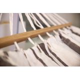 Hamak ogrodowy z drewnianą poprzeczką - 200x100 - Montreal Grindi - 3