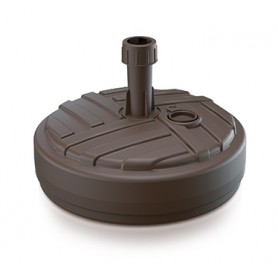 Podstawa do parasola okrągła 10 L do wypełnienia 39x13 - brązowa Grindi - 1