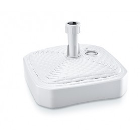 Podstawa do parasola kwadratowa 12 L RATAN do wypełnienia - biała Grindi - 1