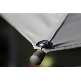 Parasol Ogrodowy Sole - 250x250 szary Grindi - 4