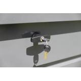 Skrzynia ogrodowa metalowa 400l - 130x61x62 - Orto Grindi - 6