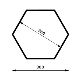 Półki modułowe, heksagon, plaster miodu - FHS 300 Velano - 18