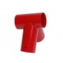Łącznik belki okrągłej 100° czerwony - Ø100 - GHVO Grindi - 1