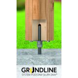 Podstawa słupa - regulowana gwintowana - PPSR GRUNDLINE - 8