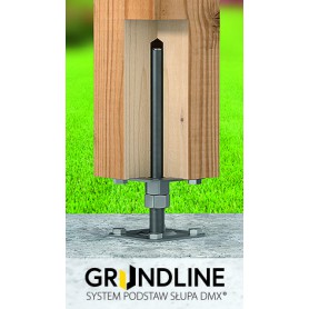 Podstawa słupa - regulowana gwintowana - PSRP GRUNDLINE - 8