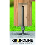 Podstawa słupa - regulowana gwintowana - PSRP GRUNDLINE - 8