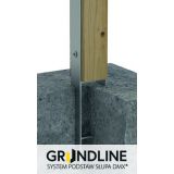 Podstawa słupa - kotwa do betonu typu "H" - PSH GRUNDLINE - 11