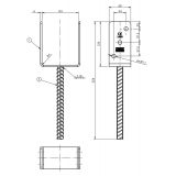 Podstawa słupa PS - typu U GRUNDLINE - 20