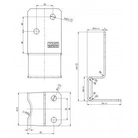 Podstawa słupa - do betonu - PSK GRUNDLINE - 3