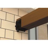 Podstawa słupa pergoli - czarna - GPPS DMX - 3