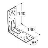 Ozdobny kątownik z przetłoczeniem - czarny - KP 5 DMX - 2