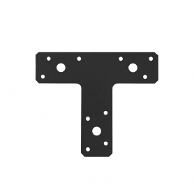 Ozdobny kątownik typu T - czarny - KT 2 DMX - 1