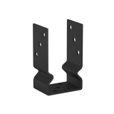 Ozdobna podstawa słupa - przykręcana do betonu - czarna - PSOZ GRUNDLINE - 1