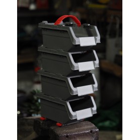 Pojemniki warsztatowe 225x155x140 zestaw 2 szt - PGP 4 Velano - 2