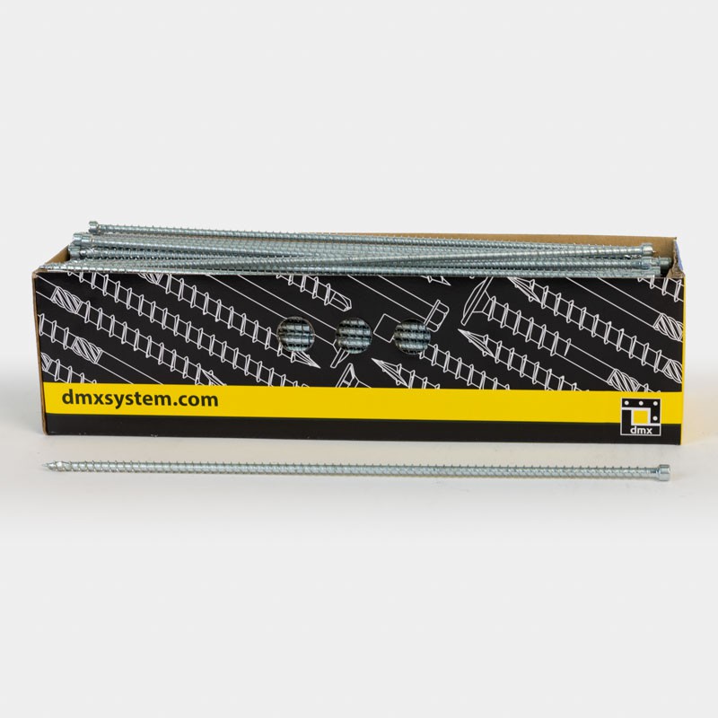 Wkręt ciesielski, pełny gwint łeb walcowy 6mm - CPW - karton 100 szt DMX - 9