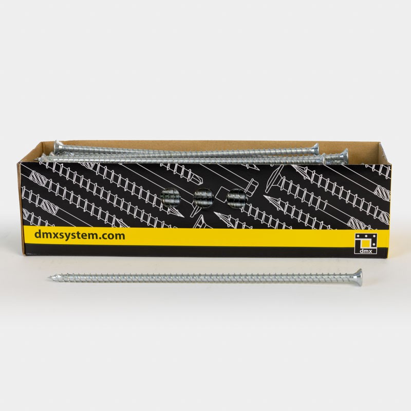 Wkręt ciesielski, pełny gwint łeb stożkowy 10mm - CPS - karton 50 szt DMX - 23