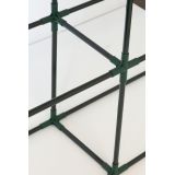 Szklarnia ogrodowa biała domek - 143x143x195 - Canna II Grindi - 3