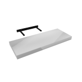 Półka samowisząca FSG BIAŁA POŁYSK 595x235 Velano - 1