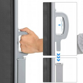 Osłona tarasowa 160x300 szara - Mistral Grindi - 5